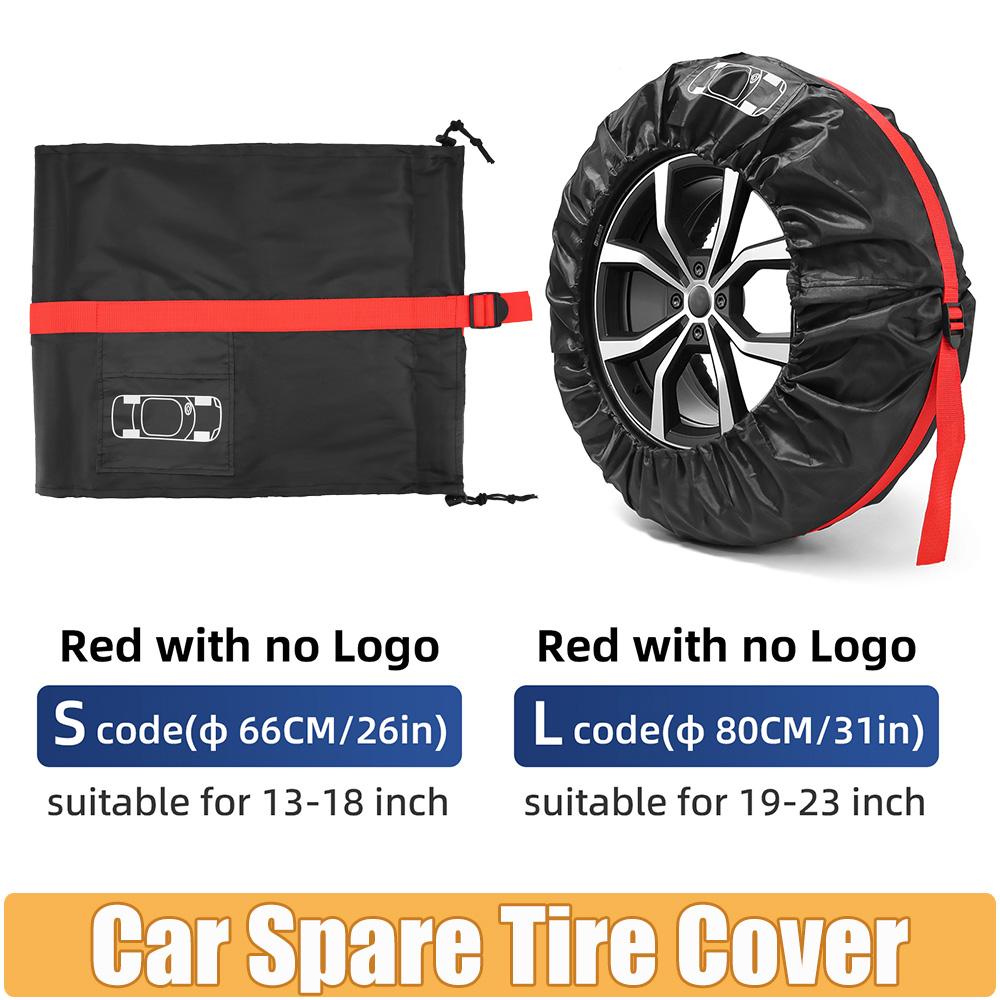 Car Spare Tire Cover 13-18 inch 19-23 inch Wheel Protective 1 PCS Bag Film Tyre Spare Storage Spare Cover Waterproof Dustproof