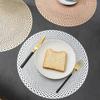PVC Western-Style Placemat Hollow Heat Proof Mat Dining Table Cushion Coaster Placemat Hotel Restaurant Table Cloth Placemat