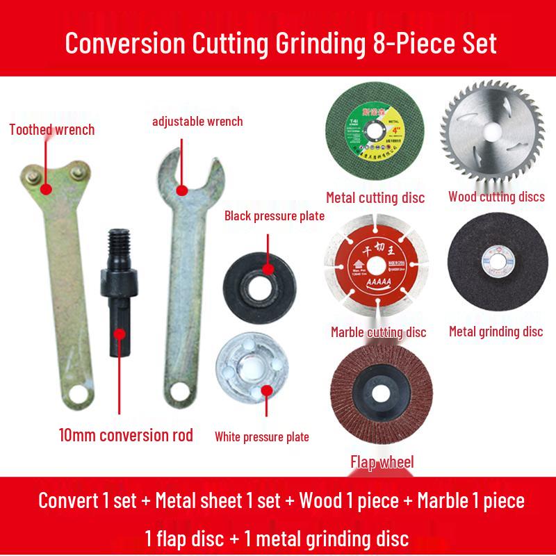 Cordless Drill Angle Grinder & Polishing Conversion Set