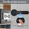 6 In 1 Smart Door Lock Remote Unlock Fingerprint Handle Lock HDB Password Door Lock Smart Door Knob Lock Apartment