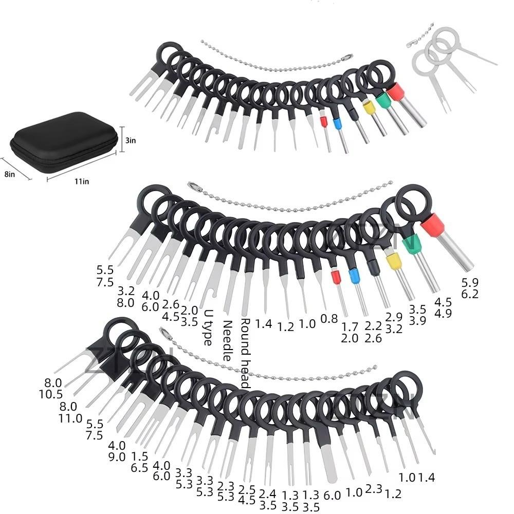 Mechanical Tools Car Terminal Removal Tool Kit Extraction Tools Pins Electrical Connector Pin Extractor Hand Tools Keys