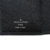 Used 12564 Agenda PM R20426 8001 LV Logo Charcoal Gray Diary with 6-hole Vuitton Card Case Taiga Ardoise Men's from