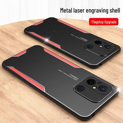 Metal Blade Redmi 12C Phone Case, Aluminum Alloy Protective Cover for Redmi 10, 9A/8/Men and Women Frosted Hard Shell