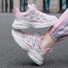 Girls Sports Shoes Lightweight Leather Kids Sneakers Casual Pink Children Anti-slip Walking Running Shoes