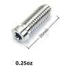 Pool Cue Weight Bolt Practical Attachment Premium Durability for Billiards Player Aluminum Billiard Cue Accessories Weight Screw