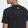 Adidas Logo Round Neck Pullover Sport Fitness Short Sleeve T-Shirt Men Tops Black HC4212