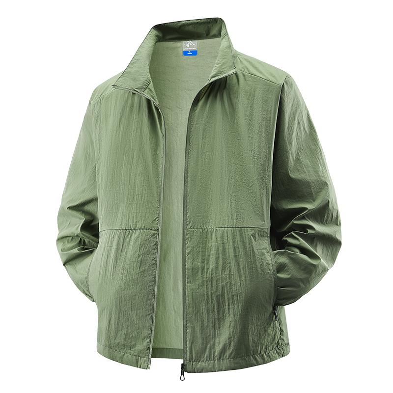 UPF50+ UV Protection Skin Coats Men Big Size 8XL 7XL 6XL Summer Windbreaker Lightweight Windshield Reflective UV Blocking Jacket
