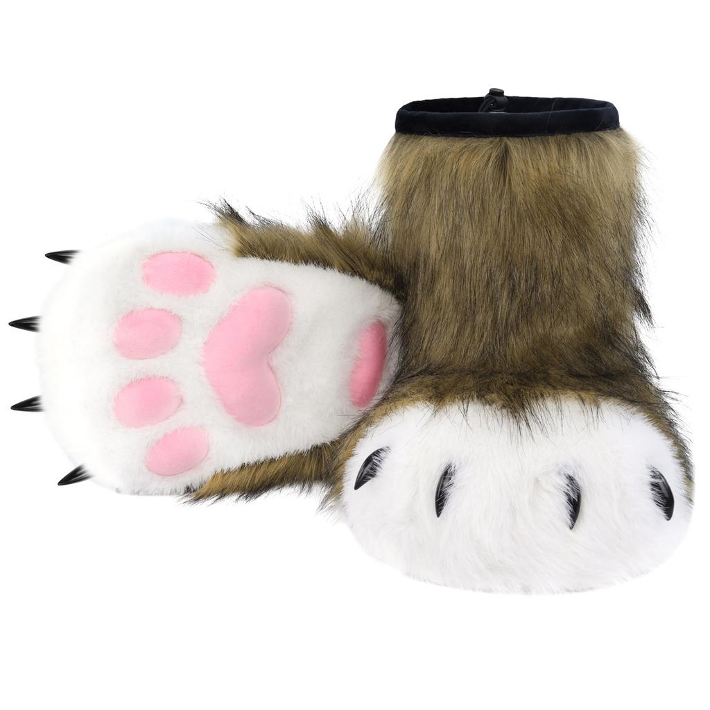 Plush animal costume accessories, animal feet, cute claws, hand-made rubber animal feet, comics exhibition cosplay costume props