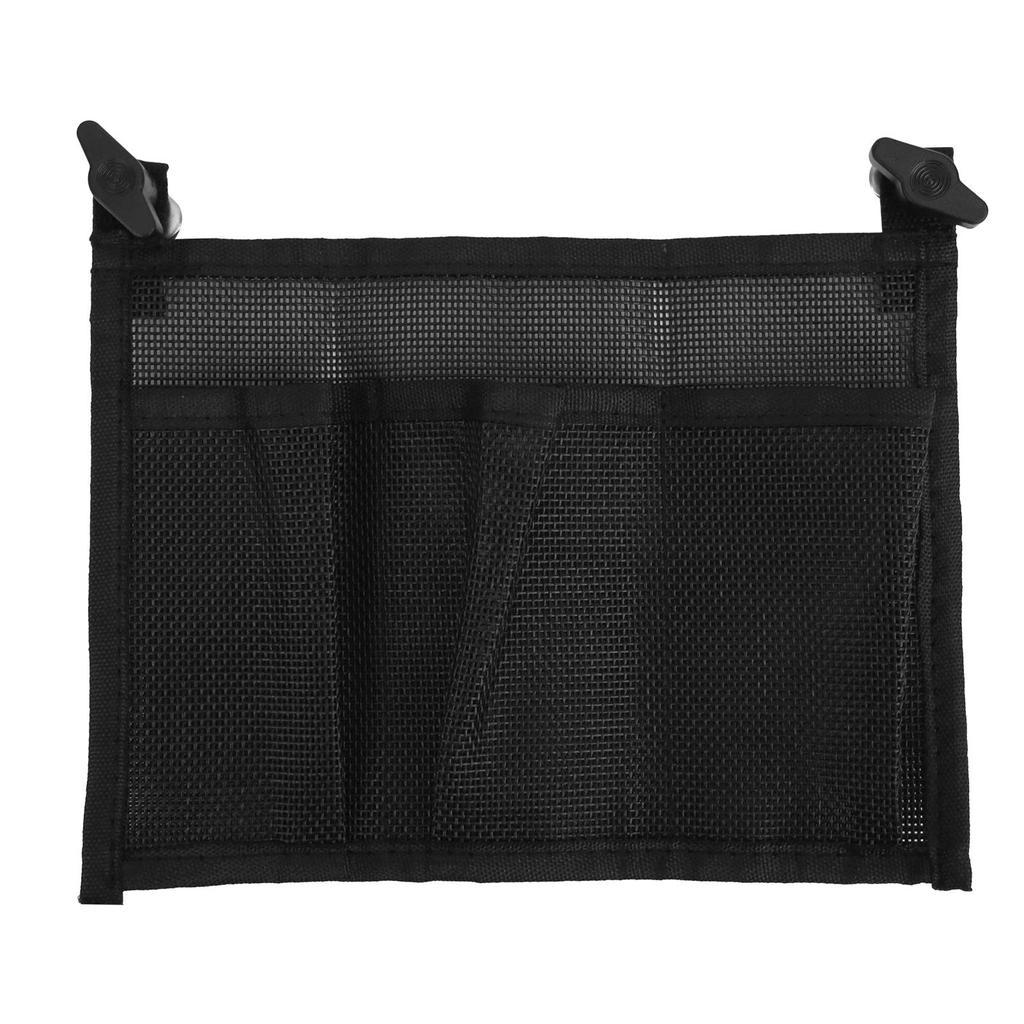 Kayak Canoe Mesh Storage Bag with 3 Pocket Mesh Pouches Fishing Boat Tackle Side Organizers Marine Boat Gear Storage Bag
