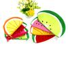 Women Cosmetic Watermelon Plush Zipper Pouch Bag For Travel Organizer Necessary