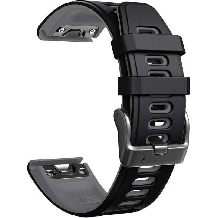 NotoCity Compatible with Fenix 6S Pro Watchbans for Fenix 6S/Fenix 7S/Fenix 5S / 5S Plus/D2 Delta S Smartwatch (White-black)