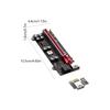 ABS Material PCIExpress X1 to X16 Extension Cable 6Pin Power for Cooling and Easy GPU Installation