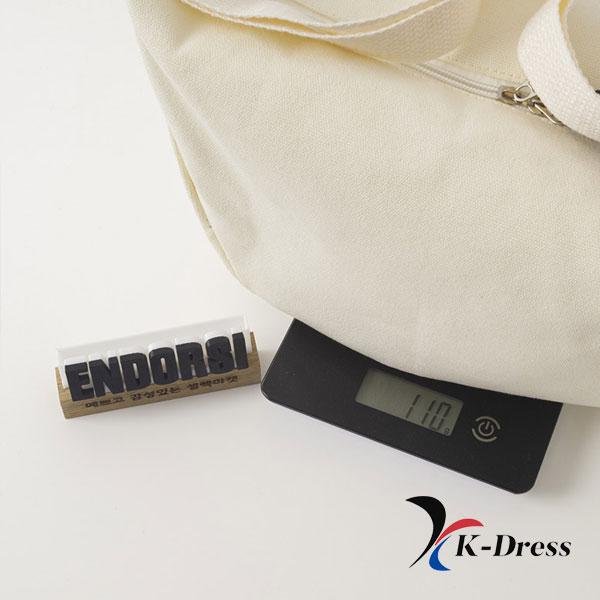 2-color Crescent Cross Canvas Eco Bag