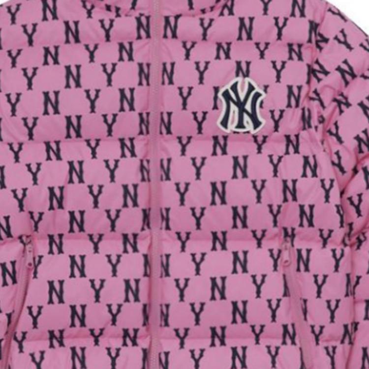 New MLB Down Jacket Cropped Unisex Dark Pink 3ADJM0116-50PKD