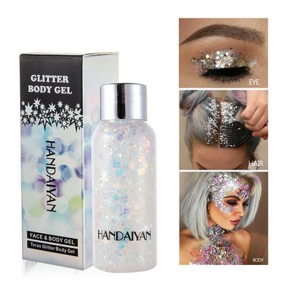 Fashion Mermaid Scales Face Body Sequins Lotion Eyes Colorful Polarized Stage Makeup Hair Accessories Bright Color Sequins
