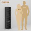 260 Narrow CD Storage Unit - Black