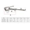 3-5 Inches Openable Pelican Hooks Openable Goose Head Shape Hand Rail Guardrails  Safety