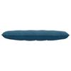 Back Pillow Blue 140 x 50 cm Cord Fabric