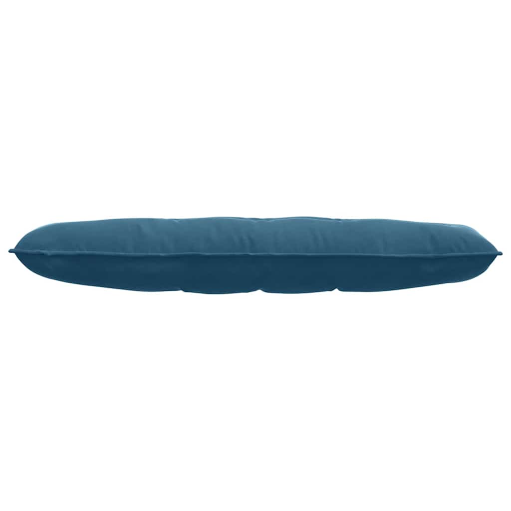 Back Pillow Blue 140 x 50 cm Cord Fabric