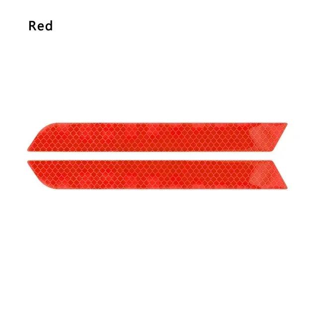NEW Car Door Sticker Safety Opening Warning Reflector Tape Decal Car Accessories Exterior Interior Reflective Sticker Reflective
