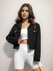 Women's Denim Jacket Casual Short Denim Jacket Top