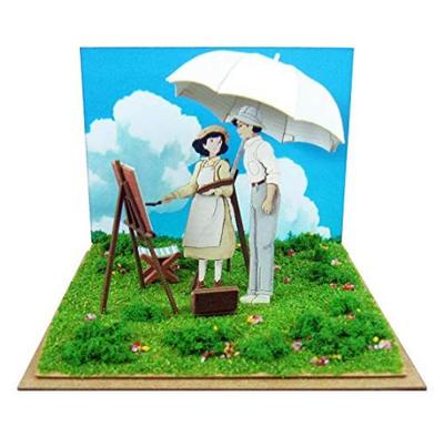Sankei Studio Ghibli Mini The Wind Rises: On the Hill Where the Wind Blows, Non-scale Paper Craft MP07-67