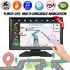 9 Inch Gps Navigation for Car Truck  Large  Screen  Accessories Tools HD Capacitive  Navigator 2024 Free Update Europe Map 8GB