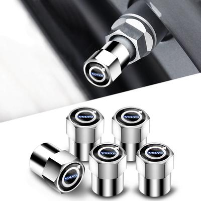 4/8 Pcs Car Wheel Valve Covers Dustproof Decoration Caps For ES90 EC40 EX40 EM90 XC90 V90 V60 XC60 V40 S80 S60 S90 C40 XC4