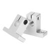 2pcs Linear Motion Shaft Bearings 10mm Aluminum Alloy Rod Rail Guide Supports for Linear Orbital