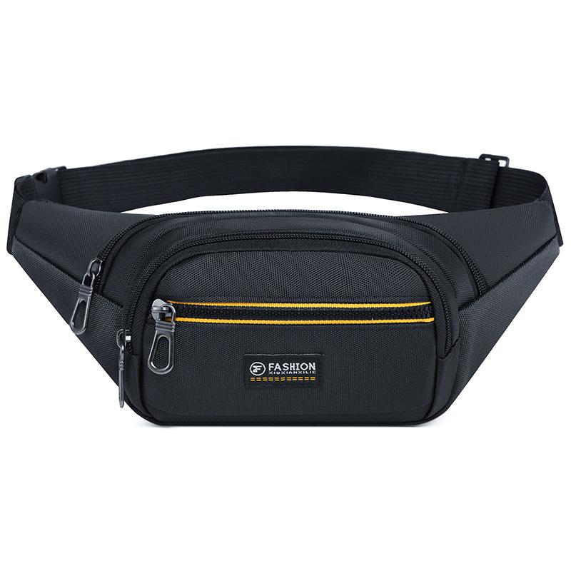New Sports Running Purse Large Capacity Business Cashier Shoulder Messenger Bag Out Commuting Joker Fashion Chest Bag.
