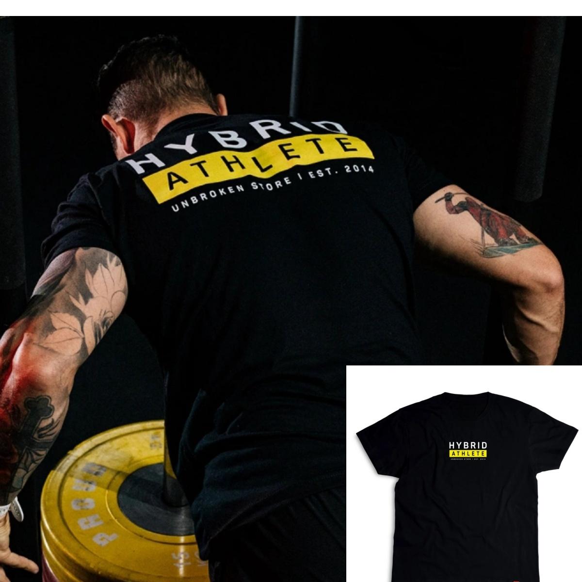 

Unbroken Hybrid Athlete Fitness Training Gym Leisure TShirt Mens and Womens Luxury Brand 4XL