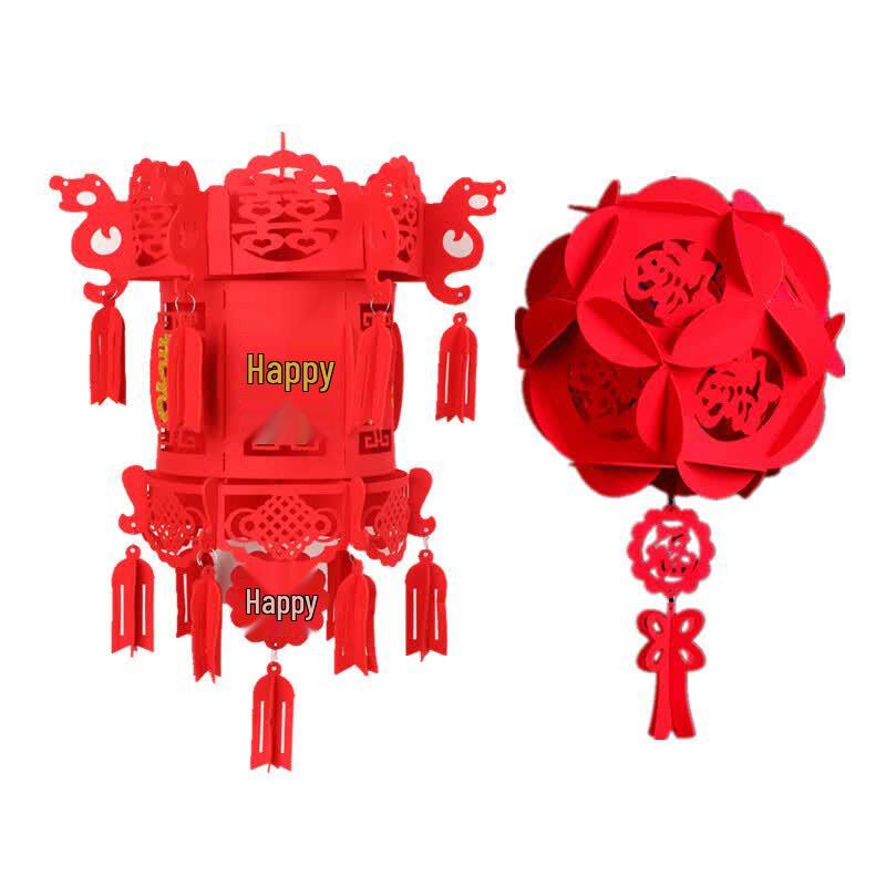 Chinese New Year Red Lantern Decor