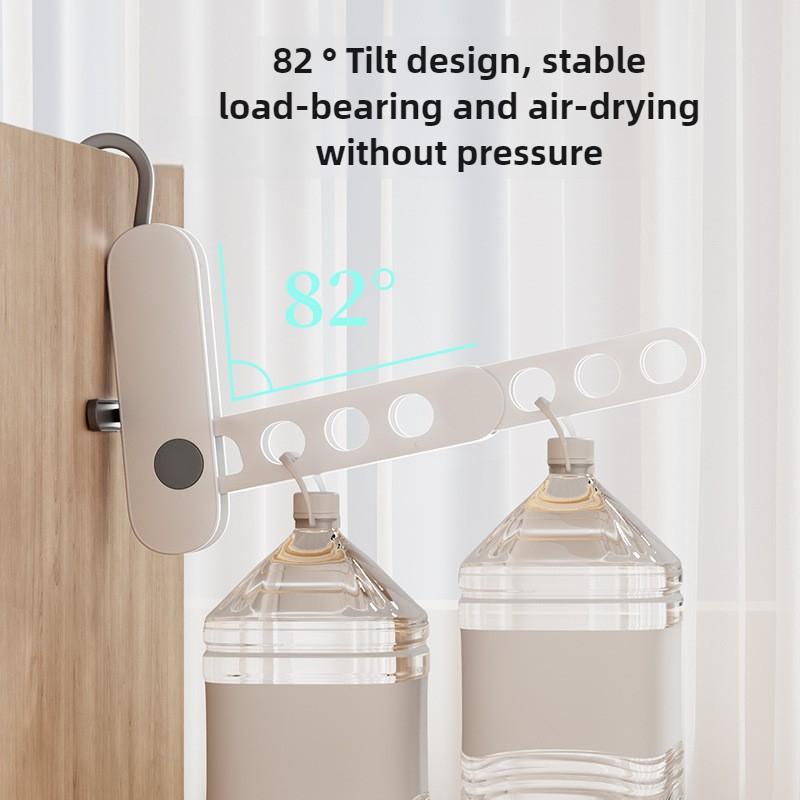 7 Hole Folding Clothes Hanger Portable Travel Space Saving For Business Trip Hotel Cruise Suitcase Luggage
