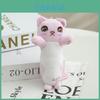 Cute Plush Cat Bag Charm Ultra Soft Crystal Velvet Key Accessory