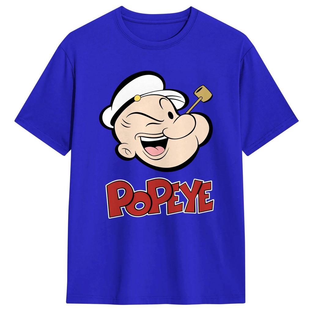 Popeyed The Sailorunisex Cotton Tshirt For Unisexs Summer Streetwear Tshirts Fashion Tees Oversize Cheap Tops