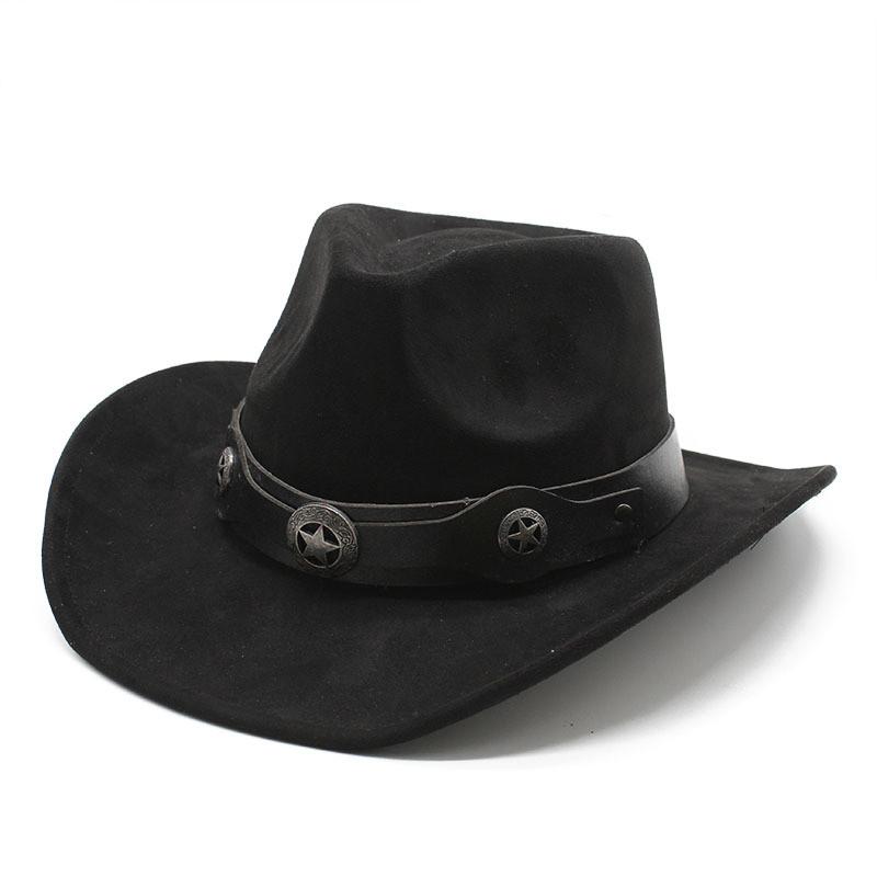 Vintage Suede Hat With Wide Brim For Outdoor Sun Protection And Warmth