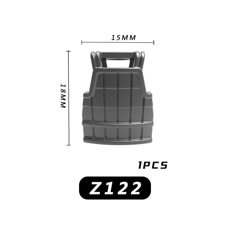 5Pcs Clarion Ancient Chinese Tv Series Character Figure Weapon Accessories Armor Assembling Toy B284