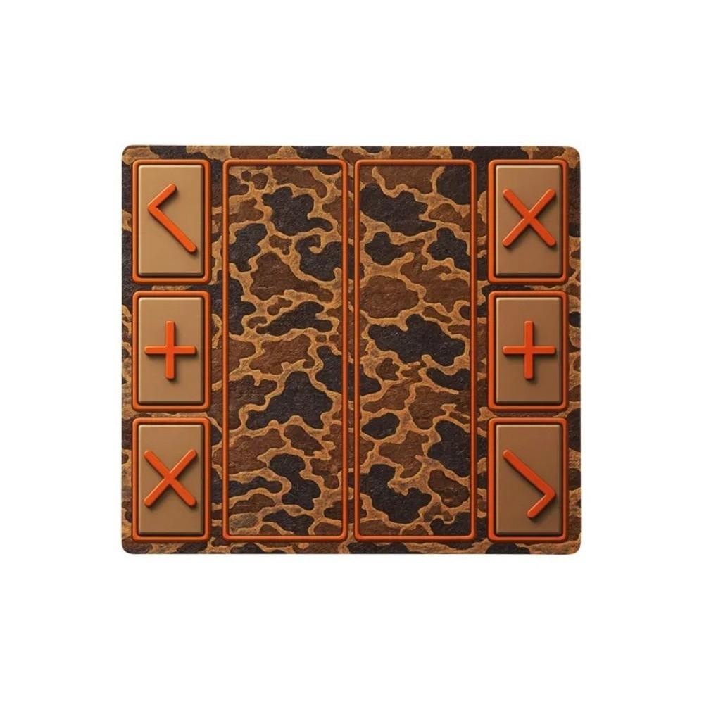 Rubber Backing Fidget Trading Mat Rounded Buttons Kids Toy Trading Mat  Trading Card Playmat