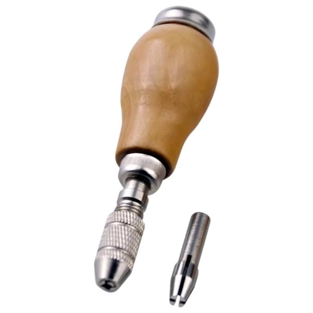 

Extra Collet Pin Vises Wooden Comfort Shape Handle Jewelry Making Tool Home Repairs Gourd Lock