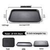 777 Commercial Plastic Rectangular Serving Tray