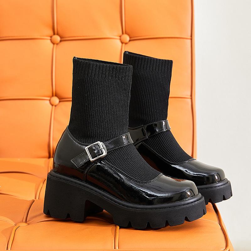 Mujeres de viento marca Rosa botas de nieve mujer de moda de otoño invierno  tendencias botas botines comprar a buen precio — entrega gratuita, reseñas  reales con fotos — Joom