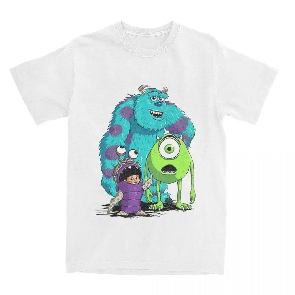 Monsters Inc University Sullivan Boo T-Shirt Men Women Vintage Cotton Tee Shirt Short Sleeve T Shirts New Arrival Clothing#Color(2)