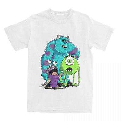 Monster AG Universität Sullivan Boo T-Shirt Herren Damen Vintage Baumwoll-T-Shirt Kurzarm T-Shirts Neuankömmling Kleidung#Farbe(2)