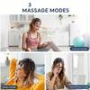Kabelloser Elektrischer Kopfhautmassagegerät, 360-Grad-Kopfmassagegerät mit 8 Fingerspitzen, Tiefenentspannend und Stressabbau, Feiertagsgeschenk