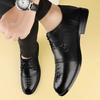 Unisex Lace Up Leather Shoes Dress Shoes Smart Casual Walking Office Commuting and Travel Everyday Formal Style Sizes 38-44
