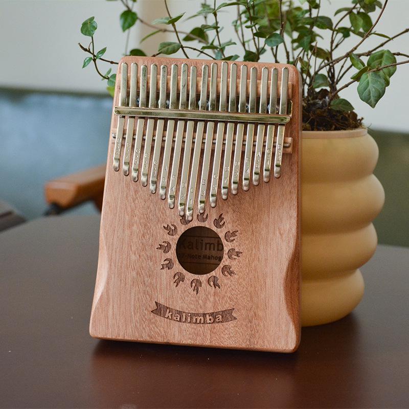 Махагони 21-нотная калимба - Компактный деревянный инструмент