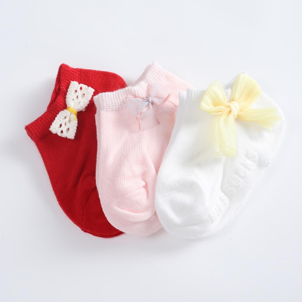3 Pairs Newborn Socks Spring Summer Baby Boys Girls Cotton Solid Breathable Infant Girl Soft Cute Socks Kids Socks