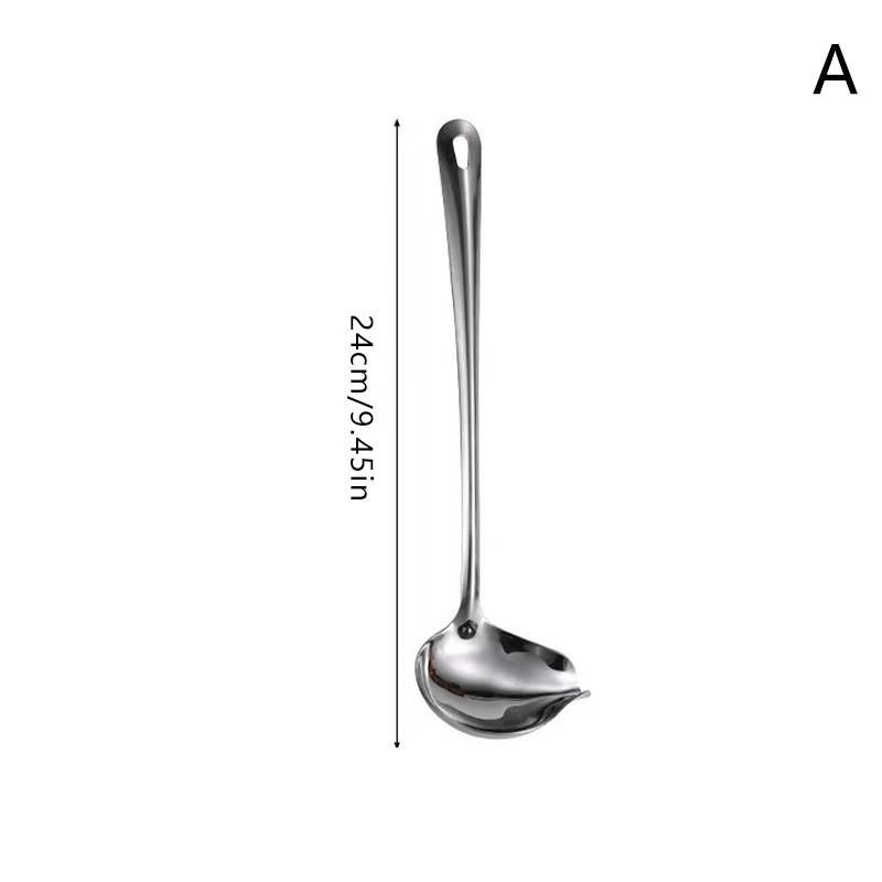 Stew Dipper Long Handle Cooking Tools Soup Stainless Steel Duck Mouth Shaped Spoon Kitchen Ladle Tableware Scoop Restaurant