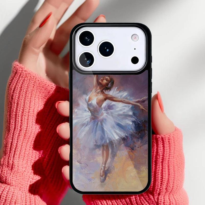 

Чехол для телефона Арт Девочка Балерина Балетный Танец для iPhone 17 16 15 14 13 Pro Max Задняя крышка для 12 11 Pro Coque iPhone 16