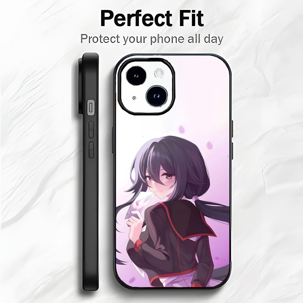 Dark Japanese Game Y-Yandere Simulator Phone Case Phone Case Soft Packaging Lightweight For iPhone17 16 15 14 13ProMax